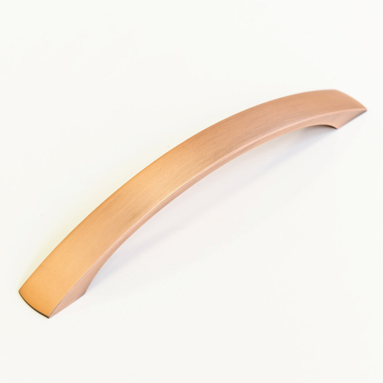 (160mm Bridge) Brushed Copper Kitchen Cabinet Handles & Knobs