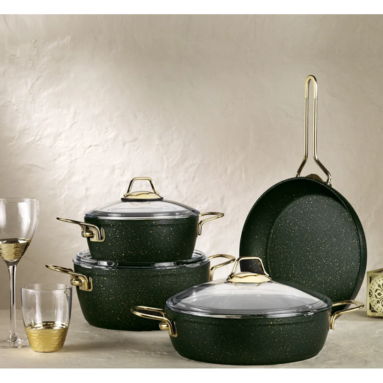 Eilidh 7 Pieces 100% Granite Coated Cookware Set