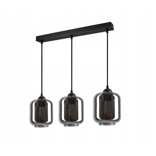 Salazar 3 - Light Kitchen Island Jar Pendant