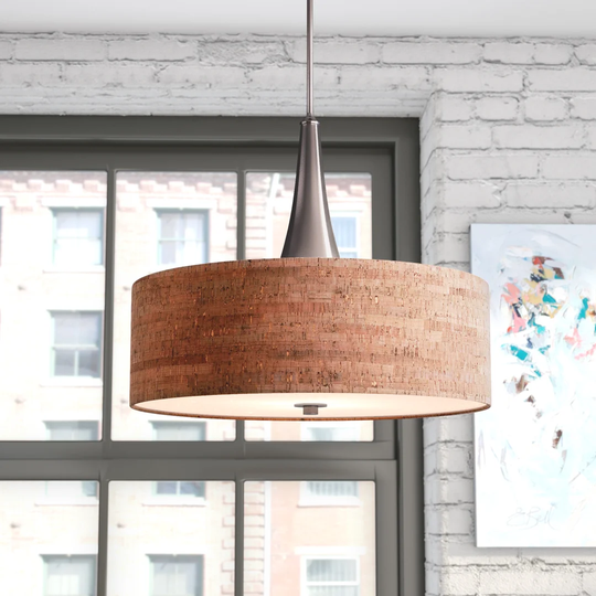 3-Light Drum Chandelier
