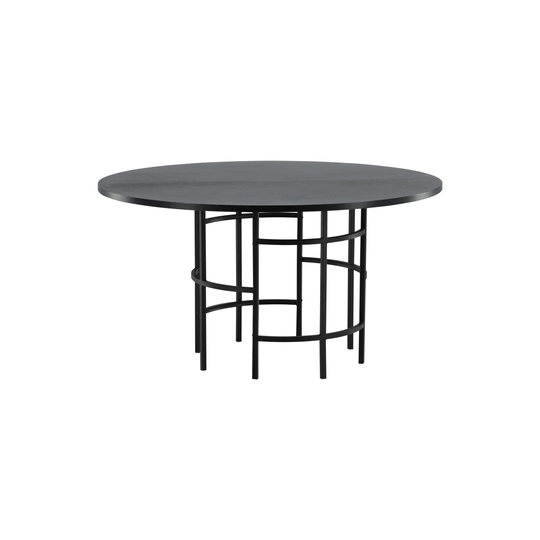 Copenhagen - Dining Table Round - Black / Black