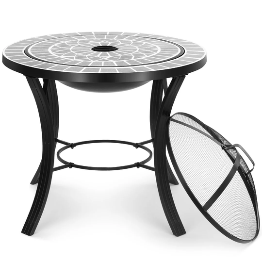 Steel Fire Pit Table