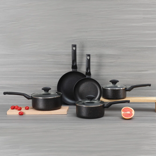GRIMALDI 5 Pieces Aluminium Non Stick Cookware Set