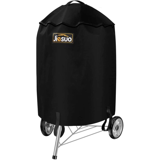 JIESUO 57CM BBQ Cover for Weber Charcoal Kettle, Premium BBQ Cover, Heavy Duty Waterproof Grill Covers