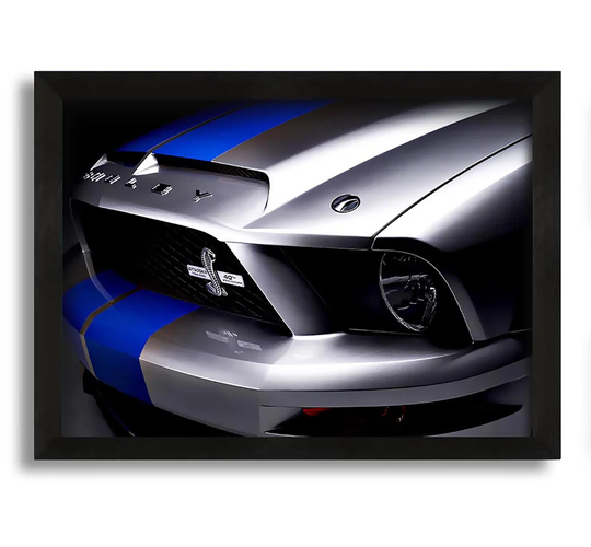 Shelby Mustang Grill - Picture Frame Graphic Art on Canvas