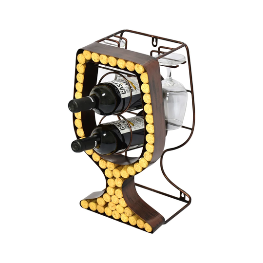 Danville 2 Bottle Wall Mounted Wine Rack