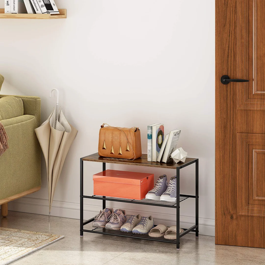 8 Pair Shoe Storage Bench