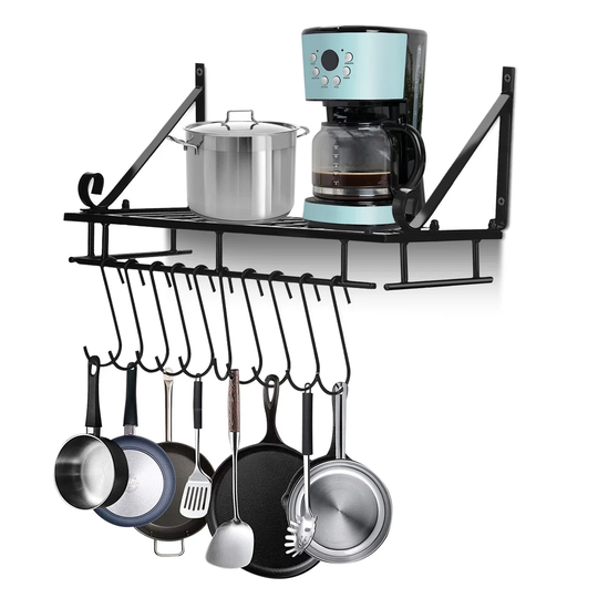Kitchen Wall Mounted Pot Rack