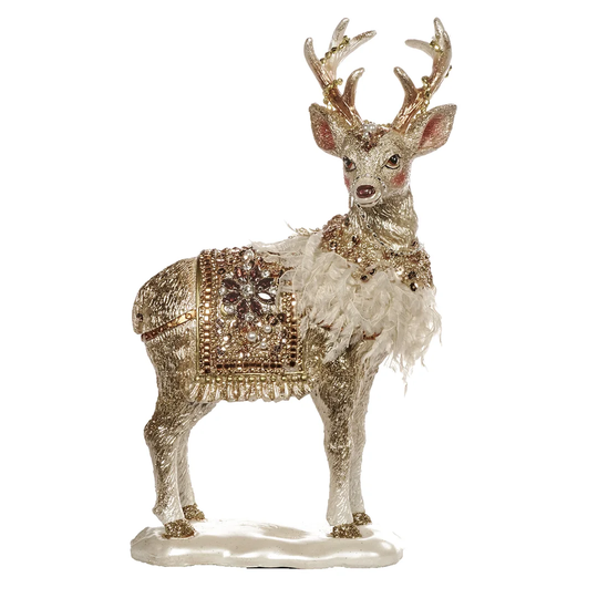 Jewel Seq Deer Saddle Figurines & Collectibles