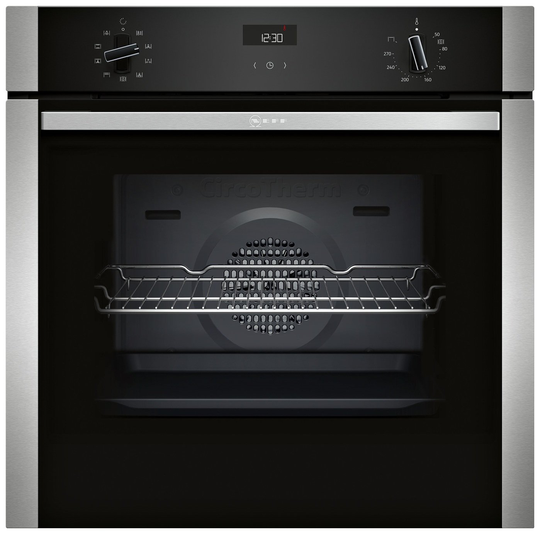 Neff N50 B1ACE4HN0B Built-in Single Electric Oven - S/Steel