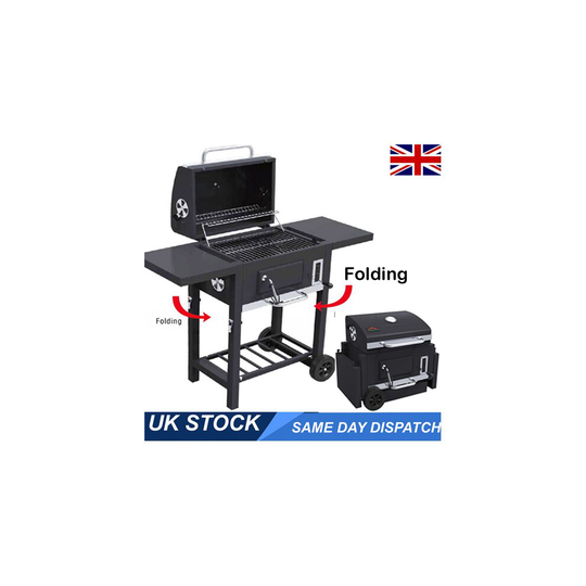 Barbecue BBQ Portable Folding Charcoal Garden Smoker Grill