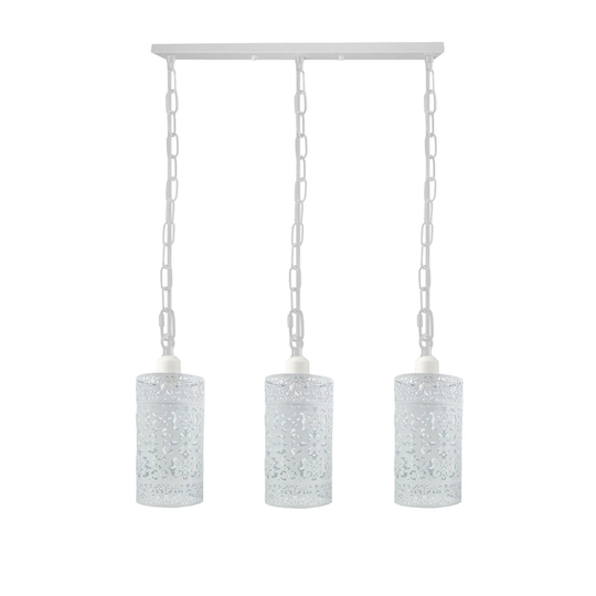 Aceto 3 - Light Kitchen Island Cylinder Pendant