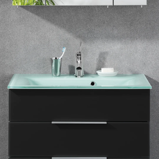 Kara Glass Rectangular Inset Basin