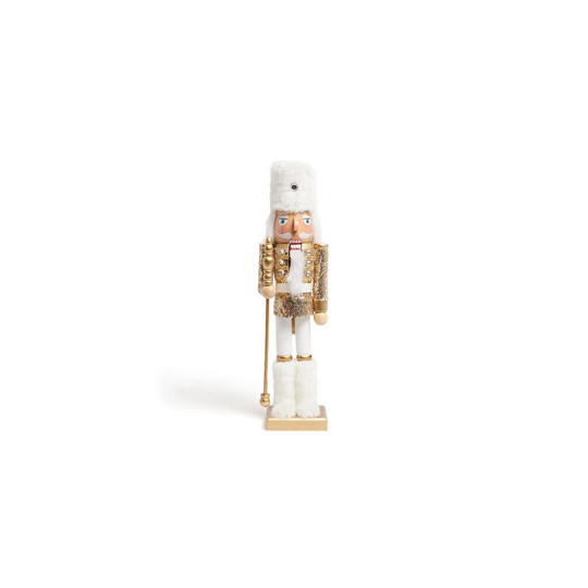 Festive Feeling15" Glitter Nutcracker Fully functional nutcracker-Gold