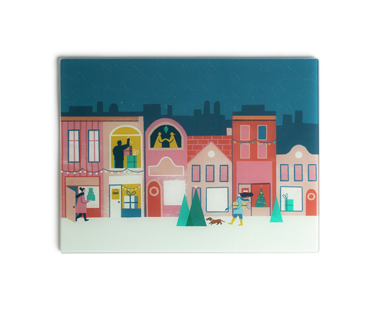 Habitat Christmas Joy Glass Worktop Saver
