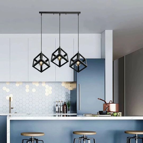 Nicastro 1 - Light Kitchen Island Geometric Pendant
