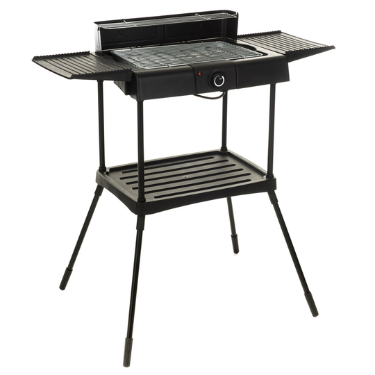 LIVIVO 2in1 Electric BBQ Barbecue Grill Non-Stick Indoor Outdoor Tabletop Garden 2200W