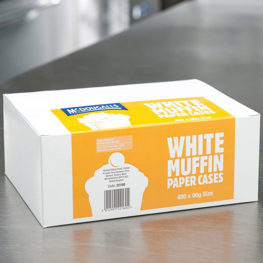 McDougalls White Muffins Paper Cases 90g - 1x480