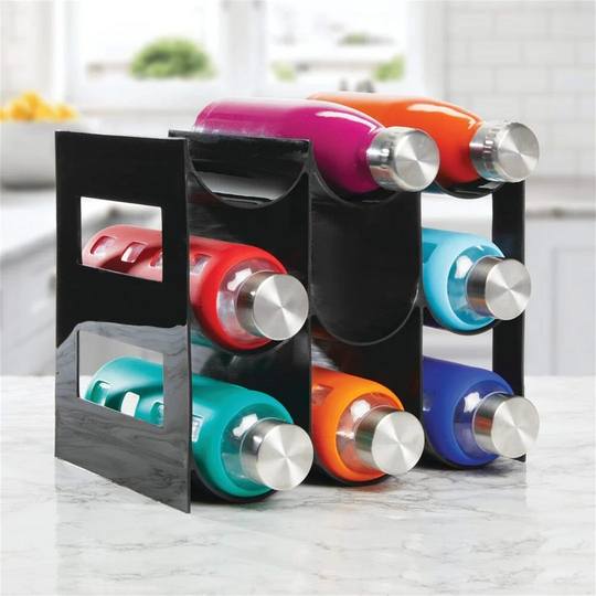 Deshazior 9 Bottle Tabletop Wine Bottle Rack