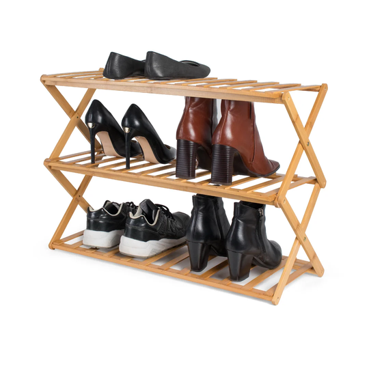 Moso 12 Pair Stackable Shoe Rack
