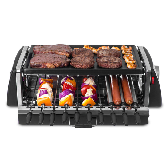 LIVIVO 3in1 Multipurpose Hot Plate Grill Table Top Non-Stick Griddle BBQ Barbecue
