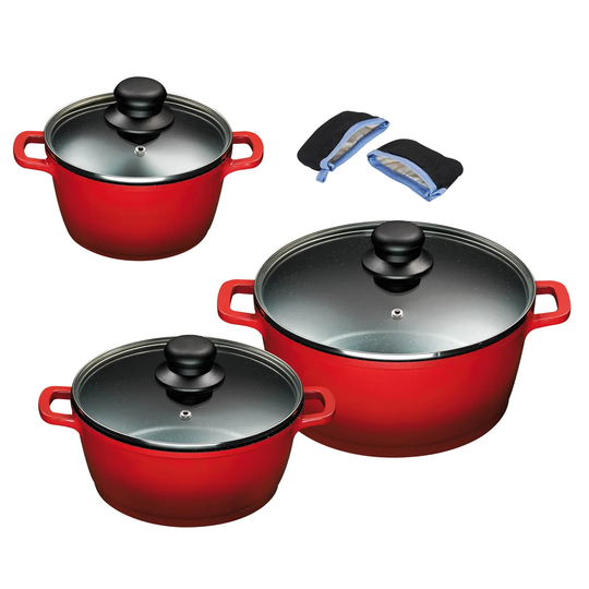 Degeorge 3-Piece Pot Set with Lids