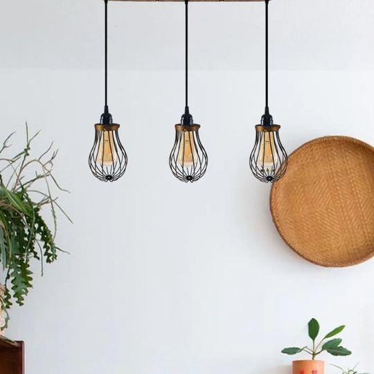 Manz 3 - Light Kitchen Island Geometric Pendant
