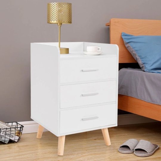 Neele 3 Drawer Bedside Table