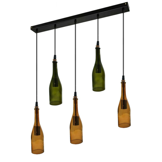 Mariela 1 - Light Kitchen Island Dome Pendant with PVC Accents