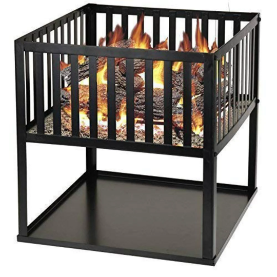 Gwinn Steel Charcoal/Wood Burning Fire Pit