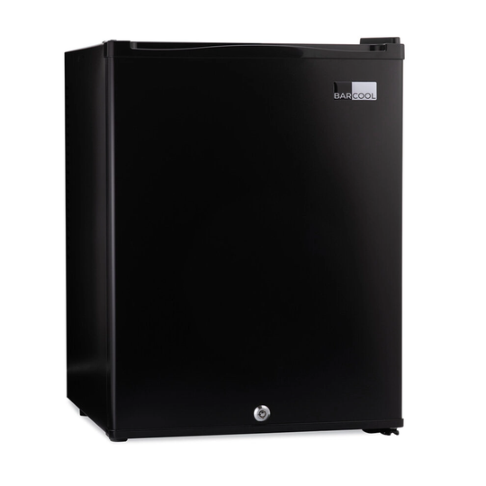 Barcool Bar40 LED Mini Bar Fridge Black - 100% Silent - 40 Litre