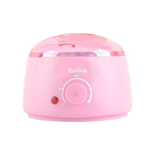 ((Pink)) ProTech Electric Wax Heater, Waxing Warmer Pot, 500 ml for Paraffin, Soft, Crème Wax, Professional Salon Depilatory Melter, Adjustable Temper