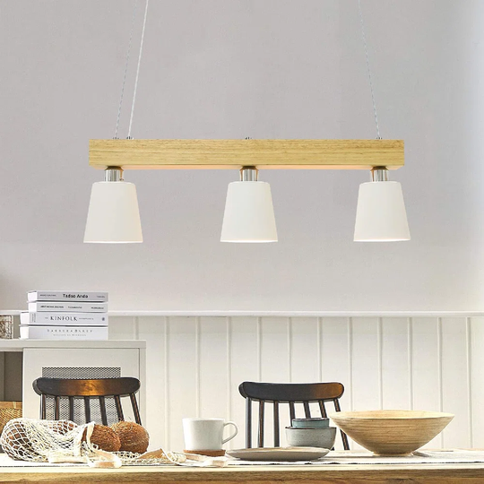 Dasaun 3-Light Kitchen Island Cone LED Pendant