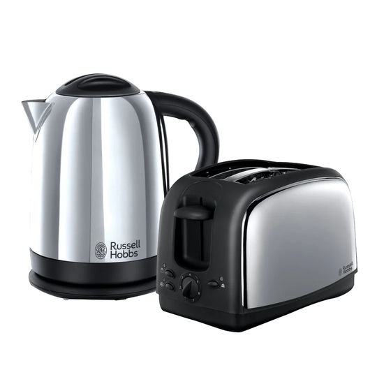 2 Piece Stainless Steel Lincoln Pack Kettle and Toaster Set