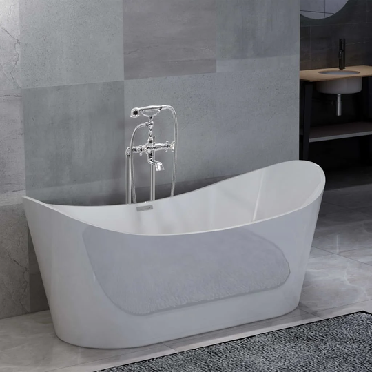 Weesner 1760 mm x 800 mm Straight Double Slipper Bathtub