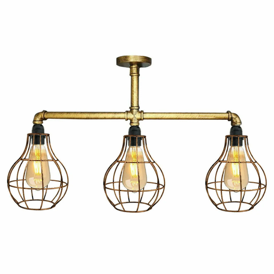 McAlmont 3-Light 100cm Semi Flush Mount