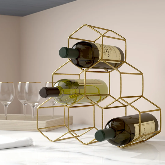 Antonio 6 Bottle Tabletop Wine Rack