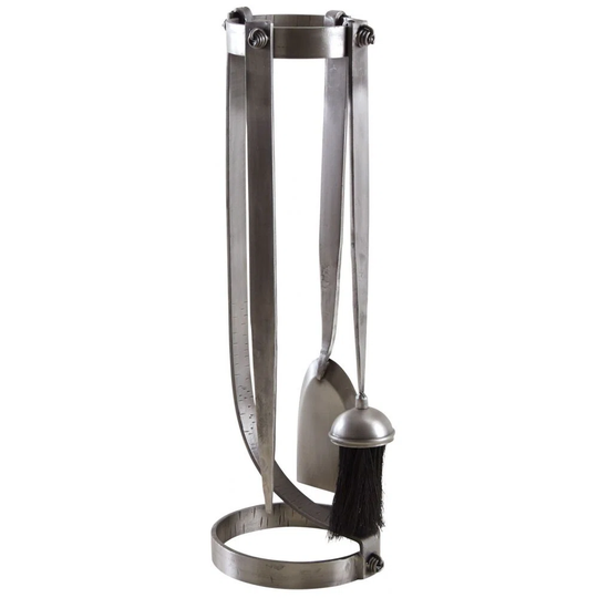 Ayriana 4 Piece Iron Fireplace Tool Set