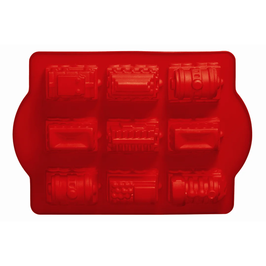 Assorted Train Shapes Silicone Cake Mould