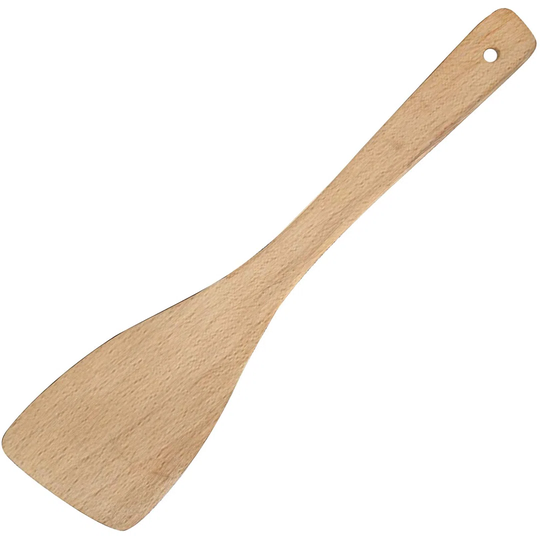Waut Wood Wok Spatula Baking Cooking Utensils Kitchen Handcrafted Curved Stir Fry Mixing Spoon Serving Turner Tool