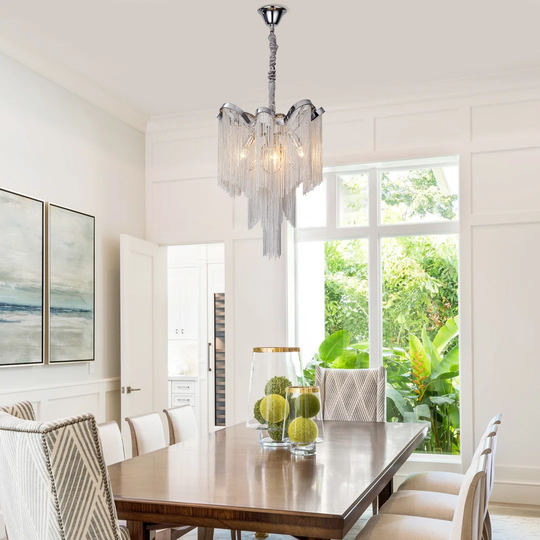 Amall 4-Light Crystal Chandelier