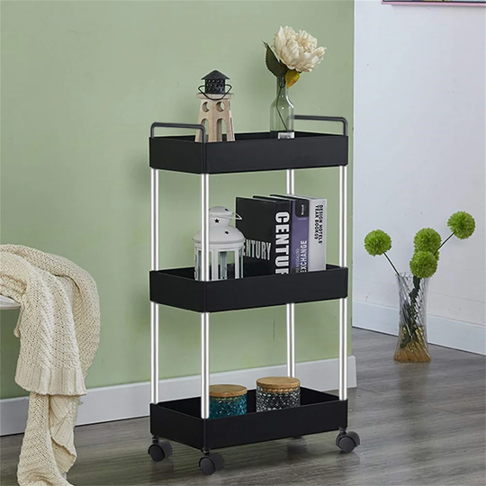 Nailwell 41 Cm Kitchen Trolley with Locking Wheels