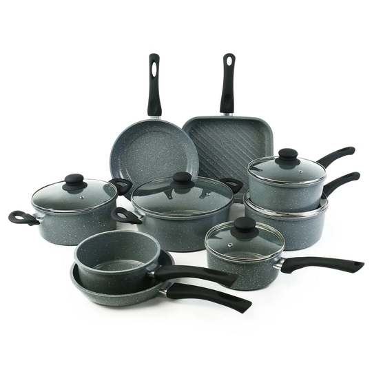 9 Pc DALEMOOR Forged Carbon Pots & Pans