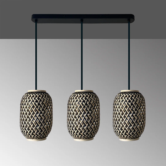 Nermal 3 - Light Kitchen Island Cylinder Pendant