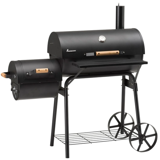 Landmann Tennessee Barbecue Offset Charcoal Smoker and Grill