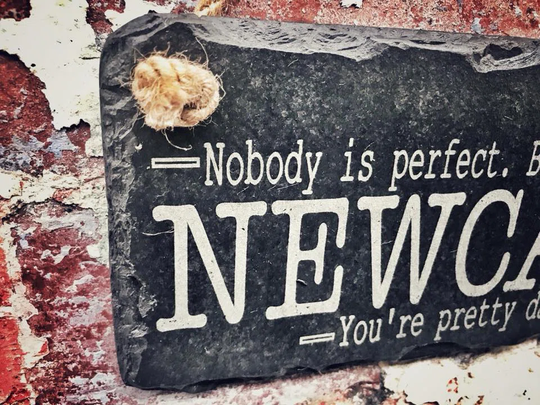 Agustin 'Newcastle' Quote Sign