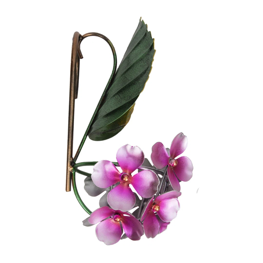 Grep 1 Bottle Tabletop Wine Bottle Holder in Violet/Green/White