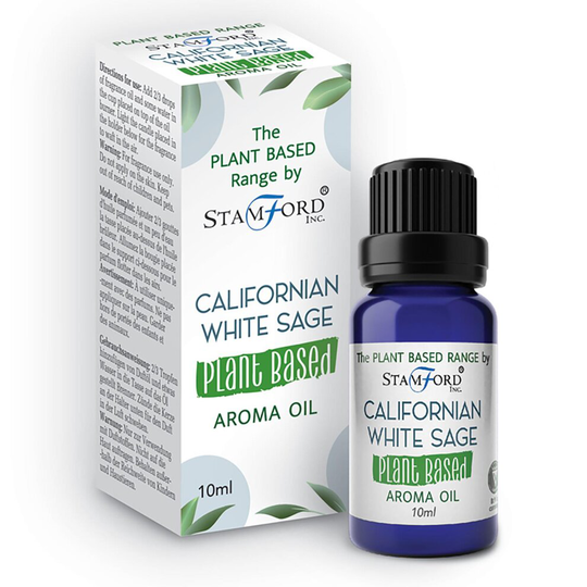 Premium Plant Based Stamford Aroma Oil - Californian White Sage 10ml - Set of 6