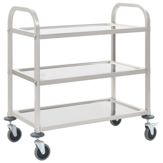 Brenna 3-Tier Kitchen Trolley