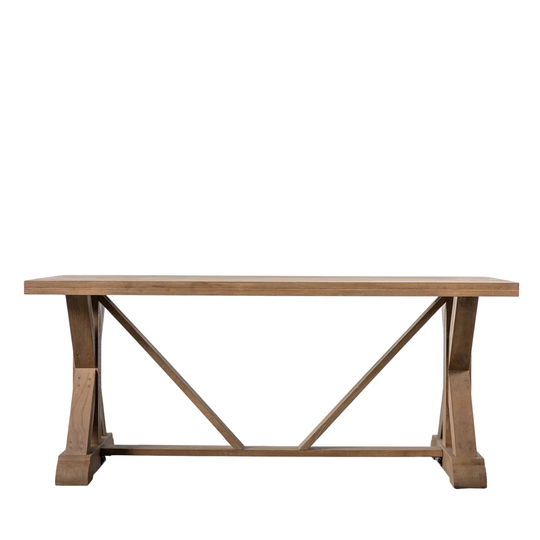 180 Cm Mango Solid Wood Dining Table